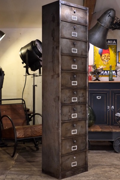 meuble industriel roneo a clapets metal 